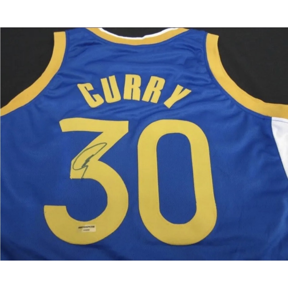 Steph Curry Autographed jersey